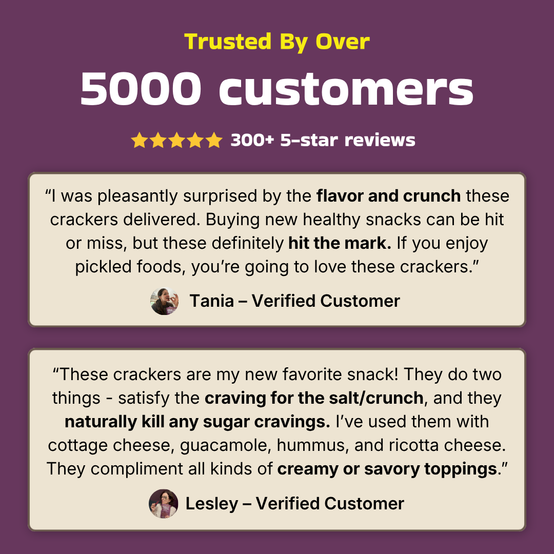 Kraut Krackers | Organic Fermented Sauerkraut Crackers